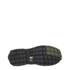 Off-White Black Leather Slip-On Loafers