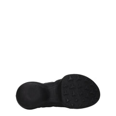 Givenchy Black Fabric Slip-On Loafers