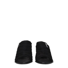 Premiata Black Fabric Platforms