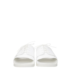 Maison Margiela White Cotton Slippers