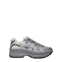 Valentino Garavani Gray Fabric Athletic Sneakers