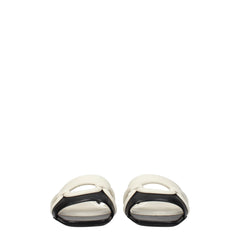 Valentino Garavani Black Leather Slippers