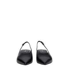 Givenchy Black Leather Mid Heel Pumps