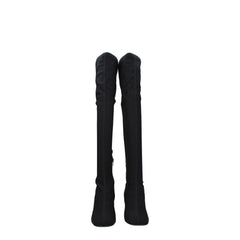 Valentino Garavani Black Fabric Over The Knee