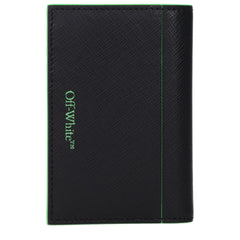 Off-White Black Leather Cardholders