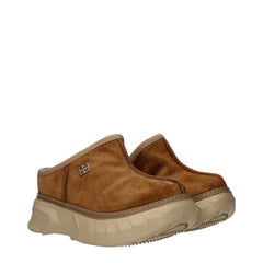 Givenchy Brown Leather Slippers Sandals