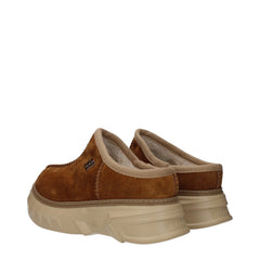 Givenchy Brown Leather Slippers Sandals