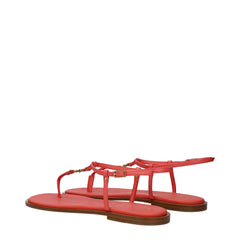 Christian Dior Pink Leather Flip-Flop Sandals