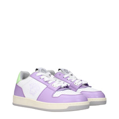 Versace White Leather Low Top Sneakers