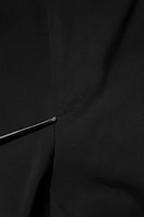 Dolce & Gabbana Black Cotton Single Breasted 2 Piece Suit