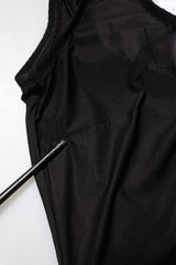 Dolce & Gabbana Black Nylon Sleeveless Round Neck Tank Top