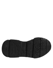 Dolce & Gabbana White Black Logo Plaque Daymaster Men Sneakers Shoes
