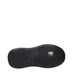 Prada Black Cotton Ankle Boots