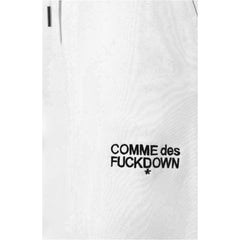 Comme Des Fuckdown White Cotton Women Sweatpant