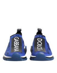 Dolce & Gabbana Blue Logo Low Top Sorrento Sneakers Shoes