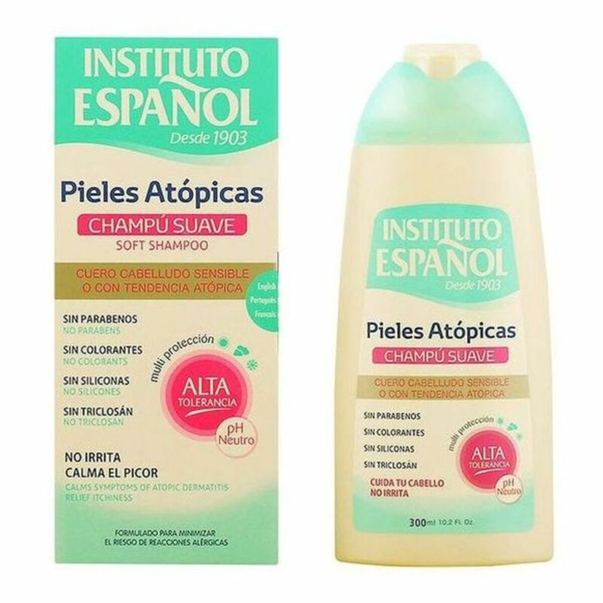 Shampooing doux Instituto Español Piel Atópica 300 ml