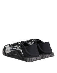 Dolce & Gabbana Multicolor Lace Up Low Top NS1 Sneakers Shoes