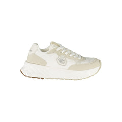Blauer White Polyester Women Sneaker