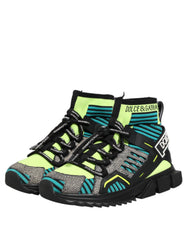 Dolce & Gabbana Multicolor Sorrento Socks Men Sneakers Shoes