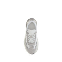 Tory Burch White Rubber Athletic Sneakers