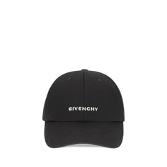 Givenchy Black Cotton Cap (Baseball Hat)