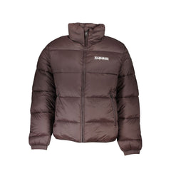 Napapijri Brown Polyamide Jackets & Coat