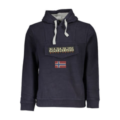 Napapijri Blue Cotton Sweatshirt