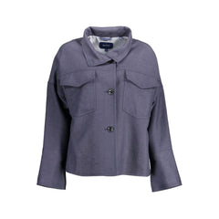 Gant Blue Cotton Jackets & Coat