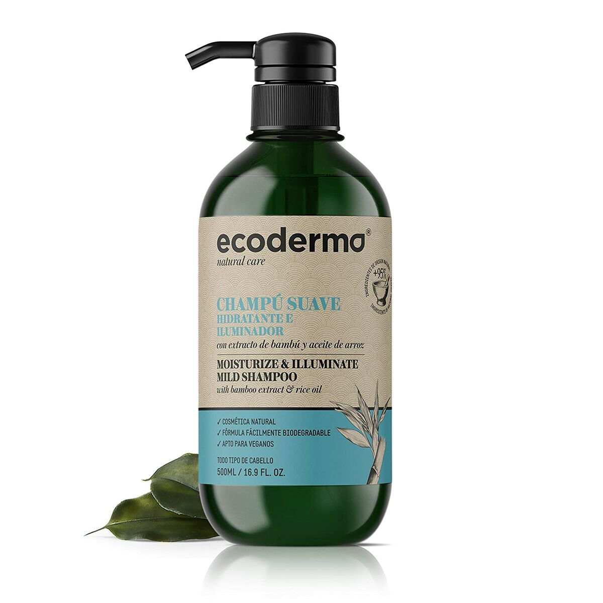 Soft Shampoo Ecoderma Champú Moisturizing Highlighter 500 ml