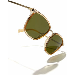 Unisex Sunglasses Hawkers Ink Ø 50 mm Golden Green