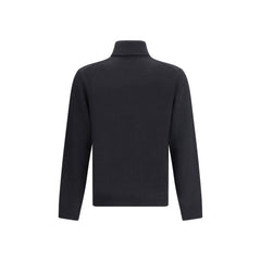 Roberto Collina Black Merino Wool Turtleneck