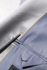 Dolce & Gabbana Gray Wool Single Breasted Men Suit Blazer