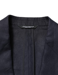 Dolce & Gabbana Dark Blue Single Breasted Men Suit Blazer