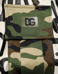 Dolce & Gabbana Multicolor Hooded DGMania Sweatshirt Sweater