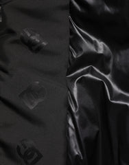 Dolce & Gabbana Black Cargo Windbraker Logo Mania Jacket