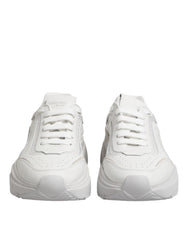Dolce & Gabbana White Leather Daymaster Low Top Sneakers Shoes