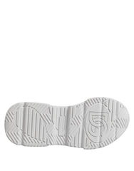 Dolce & Gabbana White Leather Daymaster Low Top Sneakers Shoes