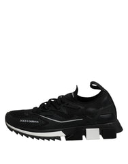 Dolce & Gabbana Black SORRENTO Lace Up Men Sneakers Shoes