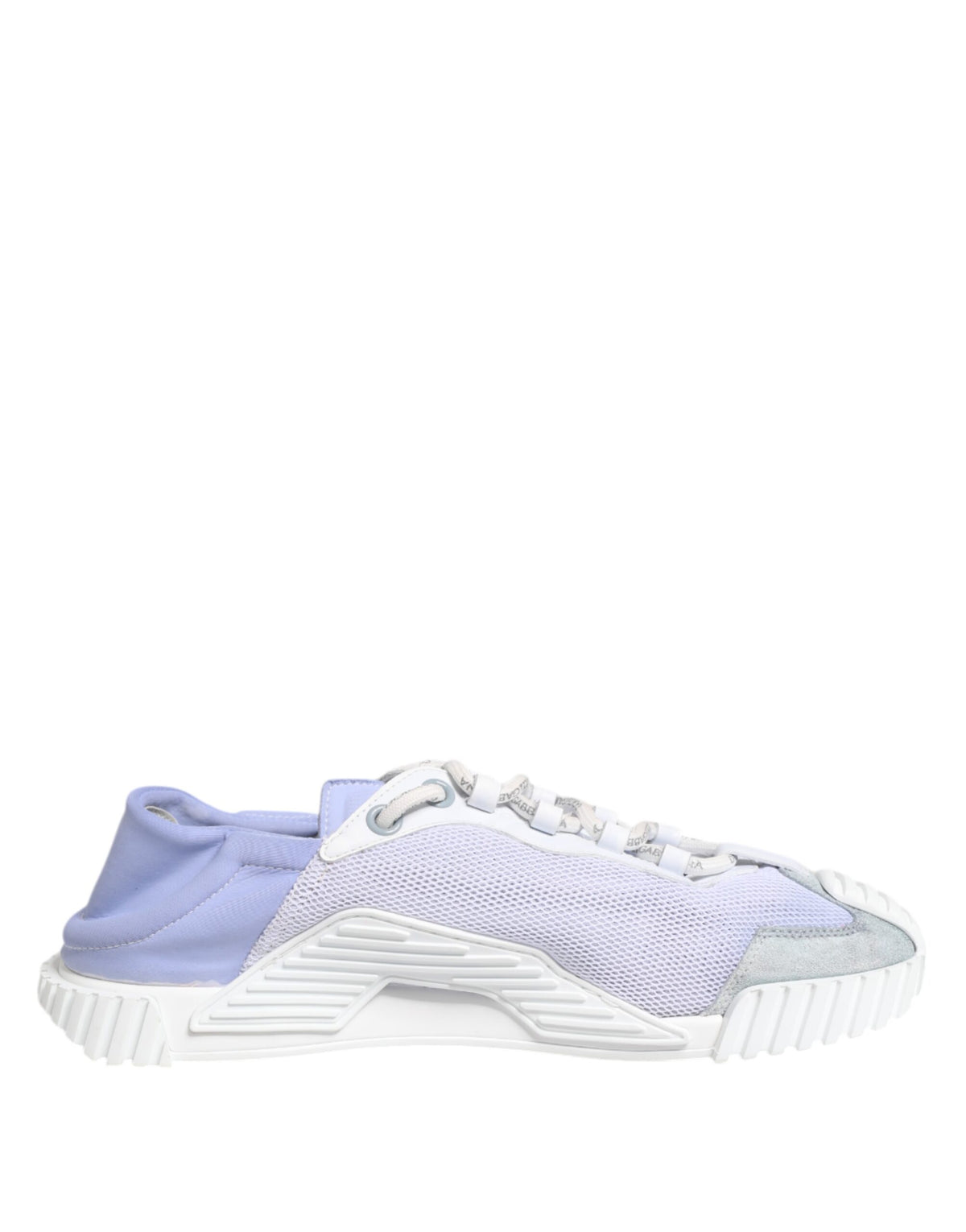 Dolce & Gabbana Purple White NS1 Lace Up Low Top Sneakers Shoes