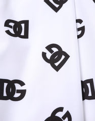 Dolce & Gabbana White Logo Cotton Skinny Denim Trouser Pants