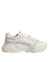 Dolce & Gabbana White Daymaster Low Top Sneakers Shoes