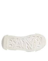 Dolce & Gabbana White NS1 Lace Up Low Top Sneakers Shoes