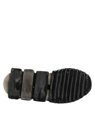 Dolce & Gabbana Black Sorrento Slip On Low Top Sneakers Shoes