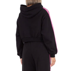 Comme Des Fuckdown Black Cotton Women's Sweater Hoodie