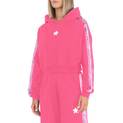 Comme Des Fuckdown Fuchsia Cotton Women Sweater