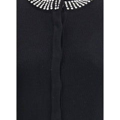 PINKO Rhinestone Cardigan