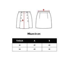 Gucci Black Wool Skirt