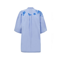 Gucci Blue Cotton Shirt