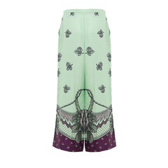 Gucci Green Silk Pant