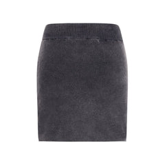 Alexander Wang Gray Cotton Mini Skirt